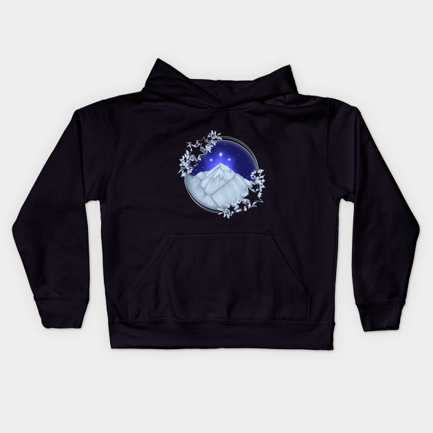 Court of Dreams - Silver Kids Hoodie by Save the turret